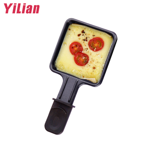 Poêle à fromage miniature carrée moderne, écologique, antiadhésive, en aluminium, avec fond en <span class=keywords><strong>fonte</strong></span>, compatible avec les cuisinières à induction, utilisation intérieure/extérieure - Product Image 3