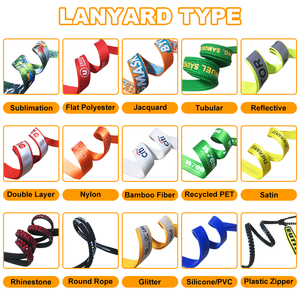 Lanière personnalisée en polyester avec logo, <span class=keywords><strong>porte</strong></span>-<span class=keywords><strong>badge</strong></span>, sangle <span class=keywords><strong>de</strong></span> <span class=keywords><strong>cou</strong></span> imprimée par sublimation pour bureau, école, événement d'entreprise, vente en gros - Product Image 5