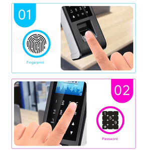Horloge de pointage biométrique intelligente OEM Cloud Software TCP/IP WiFi avec contrôle d'accès, vision nocturne et réinitialisation anti-passback - Product Image 3