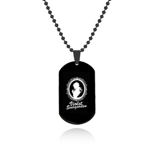 Anime gioco viola <span class=keywords><strong>Evergarden</strong></span> collane viola <span class=keywords><strong>Evergarden</strong></span> Halloween moda uomo donna Cosplay accessori regali - Product Image 4