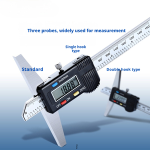 <span class=keywords><strong>Calibrador</strong></span> <span class=keywords><strong>Vernier</strong></span> Digital de Alta Precisión con Pantalla Digital, 0-200-300mm, Gancho Simple/Doble - Product Image 6