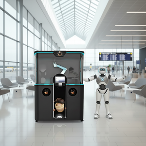 Robot Barista <span class=keywords><strong>de</strong></span> 6 Ejes con Certificación CE, Robot <span class=keywords><strong>de</strong></span> Café con Carga <span class=keywords><strong>de</strong></span> Imágenes con un Clic, Máquina Expendedora <span class=keywords><strong>de</strong></span> Café Inteligente - Product Image 1
