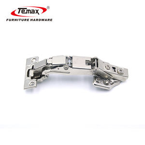 Charnière de porte de meuble <span class=keywords><strong>TEMA</strong></span> HBDJ125 à réglage 3D, épaisse, hydraulique, nickelée, à fermeture douce - Product Image 2