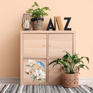 3 Hojas de Transferencias Adhesivas Vintage con Aves y <span class=keywords><strong>Flores</strong></span>, Transferencias Adhesivas de <span class=keywords><strong>Flores</strong></span> de Magnolia <span class=keywords><strong>para</strong></span> Manualidades y <span class=keywords><strong>Muebles</strong></span> - Product Image 4