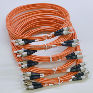 Cable de Fibra Óptica Dúplex Naranja de 3m OM2 2 Hilos LSZH con Conector FC/UPC para FTTH FTTTB FTTTX - Product Image 1
