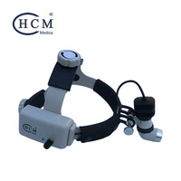 Lampe frontale chirurgicale LED HCM 6693-2 5W, taille réglable, utilisée pour l'examen des équipements médicaux
