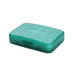 Small Jewelry Household <b>Storage</b> Multi Portable Pill 6 Grid Cross Travel Medicine Box for Home Daily Organization Custom Logo - Product Image 1