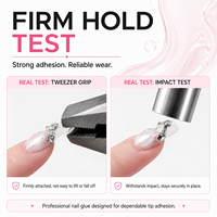 Colle à ongles 10g 5s à séchage rapide, inodore, forte adhérence, à appliquer au pinceau, pour faux ongles et capsules d'ongles – Fournisseur en gros 2026