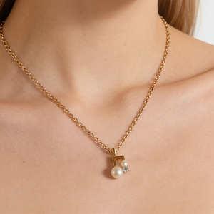 CUSTOM <b>SILVER</b> 10K/14K GOLD PLATED <b>SOLID</b> GOLD LAB GROWN DIAMOND ZICON ENGAGEMENT CLUSTER <b>NECKLACE</b> UNISEX CUTE ANNIVERSARY PARTY - Product Image 5