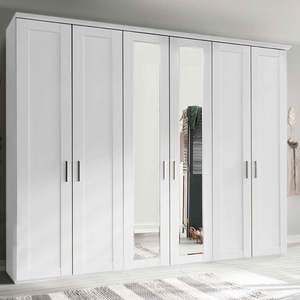 Australia <b>High</b> <b>Gloss</b> <b>White</b> Lacquer <b>Wardrobe</b> Sliding Door <b>Wardrobe</b> with LED Light Folding Door with Mirror - Product Image 2