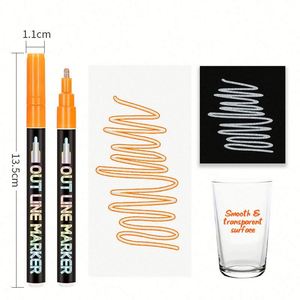 Artline Solid Multicolor Medium Point Art 20 Pcs <b>Colors</b> Glitter <b>Pen</b> Markers for Black Paper - Product Image 3