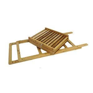4-Tier Bamboo Lacquer Finish Free-Standing Shelving <strong>Storage</strong> <strong>Unit</strong> <strong>for</strong> <strong>Kitchen</strong> Bathroom Living Room-Eco-Friendly Durable Shelves - Product Image 6