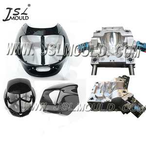 Taizhou Mold Factory Directly Sales Injection Moulding Custom Motorcycle Front Headlight Visor Cover Plastic Mould