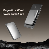 Batterie externe ultra-fine 5000 mAh, mini-batterie externe haute capacité, charge rapide 20W PD pour téléphone portable Type-C, kit de charge