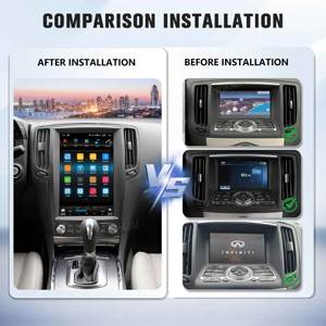 Radio para Auto con Pantalla Táctil de 12.1 Pulgadas para Infiniti G25 G35 G37 Q60 2004-2013, Actualización con Pantalla Táctil, Carplay Inalámbrico, <span class=keywords><strong>Android</strong></span> Auto, Estéreo - Product Image 2