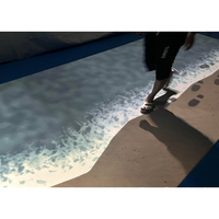 3D AR VR Attractions Projection simulée par plancher interactif Équipement AR Produits de parc d'attractions