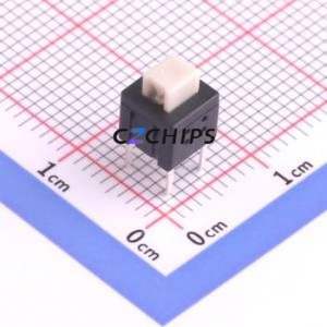 BTSA-N-P-1 Push Button Switch Through hole Component (THT) Switch No Lock Square Button Through Hole 50mA - Product Image 1