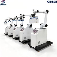 Paletteur mobile cobot pour e-commerce, conception compacte, faible entretien, cycle rapide, compatible TCP/IP Modbus, pour boîtes en carton et caisses en plastique