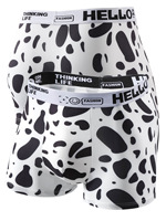 2025 nouveauté haute qualité sous-vêtements en soie glacée pour grande taille hommes luxe taille moyenne Boxer slips Unique imprimé motif respirant