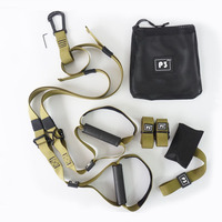 Ensemble d'entraînement en suspension Kepler pour usage domestique P3-Trx, ceinture d'entraînement suspendue réglable avec bandes de résistance