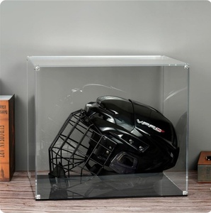 Boîte <span class=keywords><strong>de</strong></span> présentation en acrylique pour casque <span class=keywords><strong>de</strong></span> football, boîte <span class=keywords><strong>de</strong></span> collection transparente pour casque <span class=keywords><strong>de</strong></span> <span class=keywords><strong>moto</strong></span>, boîte <span class=keywords><strong>de</strong></span> rangement personnalisée pour ballon <span class=keywords><strong>de</strong></span> rugby - Product Image 3
