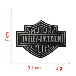 할리데이비슨 오토바이 팀 엠블럼 스포츠 클럽용 대형 사이즈 아이언온 자수 패치 - Product Image 5