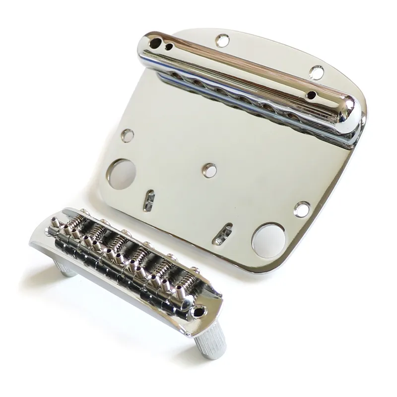 Wholesale Electric guitar tremolo Vibrato bridge and tail piece used for Jazz master 6 string guitars
