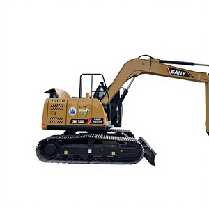 Miniexcavadora Usada Original de 7 Toneladas Fabricada en China, Sany SY75PRO 75C SY75 SY75C Pro, para Proyectos de Movimiento de Tierras e Ingeniería - Product Image 1