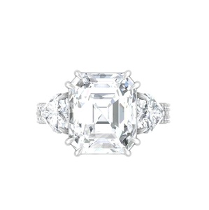 แหวนแต่งงานทองคำสีเหลือง14K สำหรับเจ้าสาวแหวนเพชรโตในห้องปฏิบัติการ1.2กะรัตคุณภาพสูง - Product Image 1