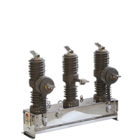 Interruptor de Desconexión Eléctrico de Alta Tensión de Tres Polos de Silicona y Goma de 50Hz para Exteriores, ZHONGSHAO ZW32, Proveedor Chino