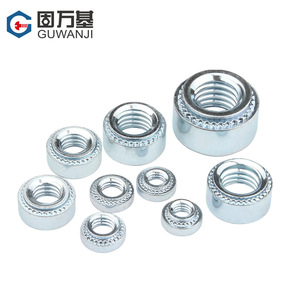 Tuercas de Fijación a Presión de Base Sólida M2.5 M3 M4 M5 M6 M8 M10, Acero al Carbono Galvanizado con Zinc, Grado Q235 A, Nivel 8.8 - Product Image 4