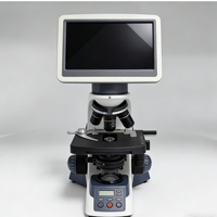 Lcd Screen Compound Lab Double-layer Platform Trinocular Digital Microscope Microscope for Electronics / Mechanic Microscope