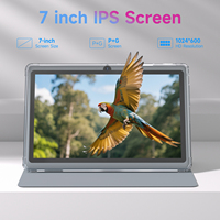 Tablette PC Android 14 de 7 pouces, processeur MTK8766 Quad Core, 3+5 Go de RAM, 32 Go de ROM, écran IPS, double caméra, Wi-Fi 2.4G/5G, Bluetooth, tablette professionnelle