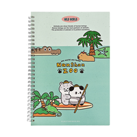 Carnet de collection d'autocollants personnalisables A5 de haute qualité avec papier de support, sans quantité minimale de commande, format A4 A5 personnalisé