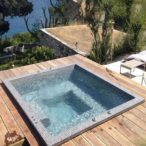 Kleines Haus Kalte Badewanne Tauch pool Spa Schwimmbad Outdoor Family Resort Hinterhof Fiberglas Inground Spa Pool - Product Image 3