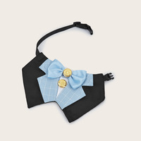 Collier bandana réglable pour chien, nœud papillon élégant pour animaux de compagnie, écharpe de costume formel avec boucle pour chats et chiens, idéal pour mariage et fête d'anniversaire