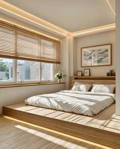 Juego de Cama Infantil de Madera Personalizable para Dormitorio, Muebles Infantiles con Almacenamiento para el Hogar, Apartamento u Hotel - Product Image 3