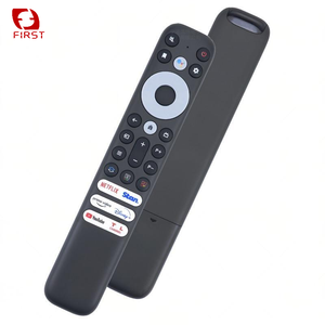 Fixed <strong>Code</strong> Voice Model Black 10m Range <strong>Remote</strong> <strong>Control</strong> RC902V/RC813 for TCL TV with Plastic &amp; Silicone Material - Product Image 2