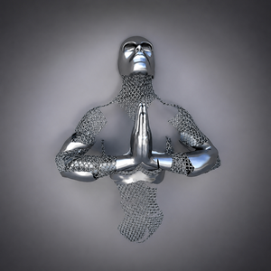 Home Decor Metal Figure Statue Romantic Wall Art Abstract Lovers Sculpture poster stampe immagini Canvas Painting - Product Image 2