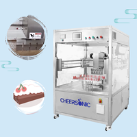 Machine à portionner les gâteaux avec couteau à découpe ultrasonique, moteur intégré, coupe-baklawa/brownie, garantie 1 an