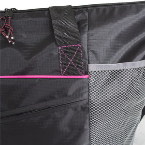 Sac de yoga en maille noir 36-55L, résistant à l'eau, sac de sport et de fitness pour l'extérieur - Product Image 2
