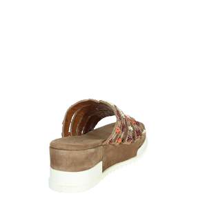 Pantuflas de Casa Cinzia Soft Donna Ciabatta Color Taupe con Plataforma - Product Image 2