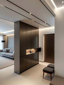 Meubles de chambre à coucher en bois bicolore Design de garde-robe Combinaison de couleurs stratifiées - Product Image 5