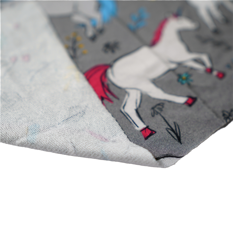 Custom Printed Organic Bamboo Cotton Terry Fabric for Boys