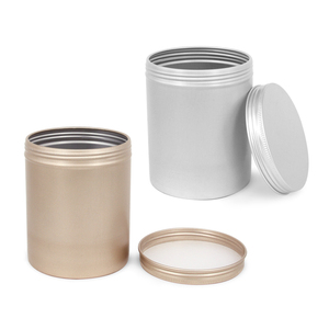 500G Vòng Rỗng Nhôm Lưu Trữ Jar Kim Loại Lớn Kẹo Tin Số Lượng Lớn Kín <span class=keywords><strong>Container</strong></span> Với Nắp Cho Thực Phẩm Lưu Trữ, Mỹ Phẩm - Product Image 1