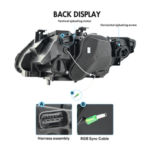 Faros Delanteros LED A208-RGB, Luces de Circulación Diurna RGB para <span class=keywords><strong>BMW</strong></span> <span class=keywords><strong>E92</strong></span> E93 328i <span class=keywords><strong>335i</strong></span> Coupé 2007 2008 2009 2010, Proyector de Faros - Product Image 5