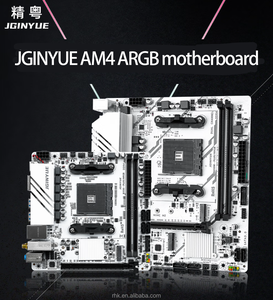 Tarjeta Madre JGINYUE B350M-TI/ARGB M-ATX Compatible con CPU AMD Ryzen 5600X/5700X/5700X3D/5800X/<span class=keywords><strong>5900X</strong></span>/5950X AM4 <span class=keywords><strong>DDR4</strong></span> 64GB - Product Image 4