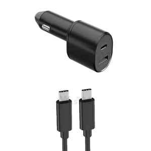 Adaptador Tipo-C USB-C Original PD 45W 15W Doble USB Tipo-C Adaptativo para <span class=keywords><strong>Cargador</strong></span> Rápido <span class=keywords><strong>Samsung</strong></span> S25 S24 Ultra Z Fold 4 <span class=keywords><strong>Cargador</strong></span> para Auto - Product Image 3
