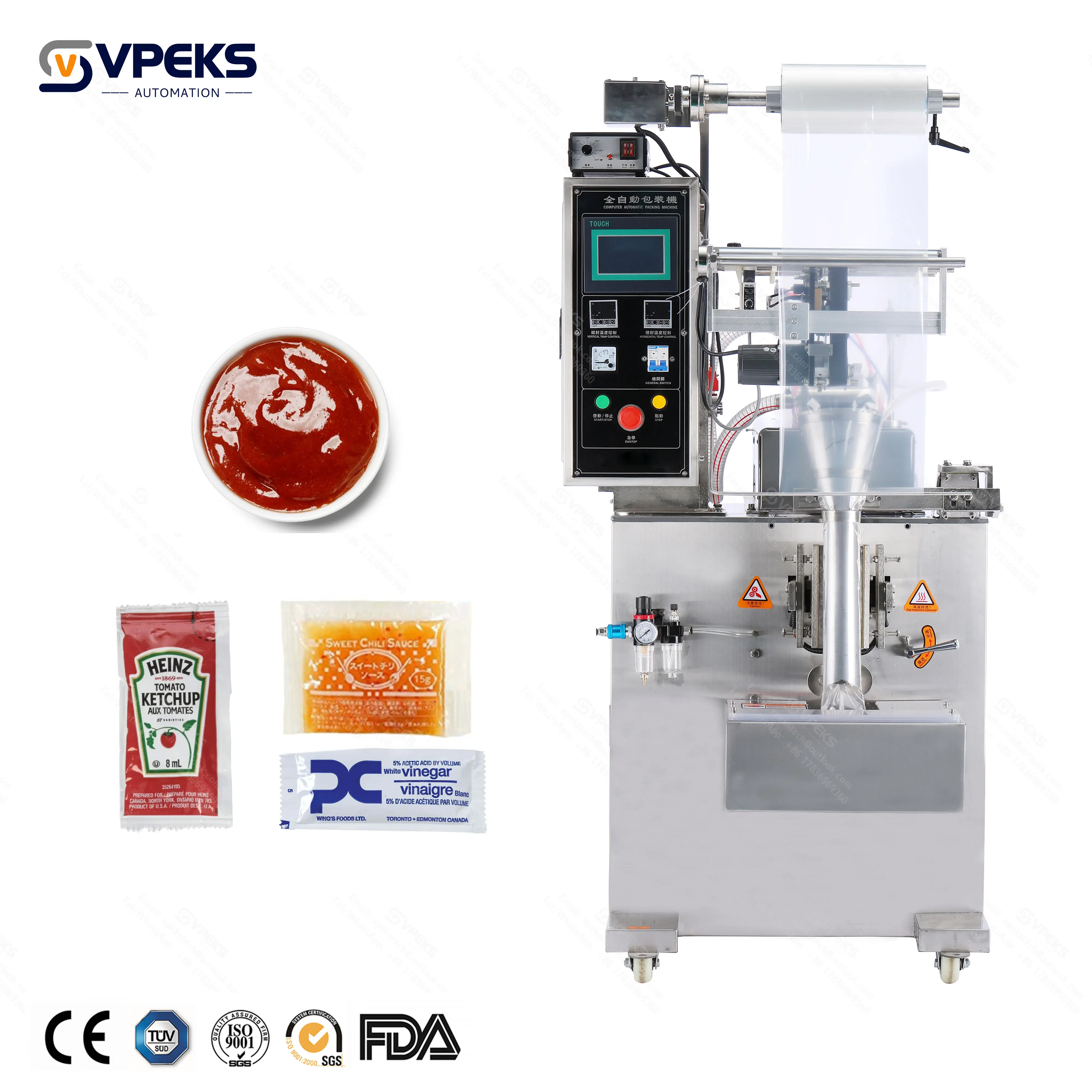 High quality and best price multifunctional soybean oil frozen mango carrot juice pouch aseptic milk liquid packaging machine