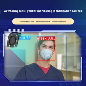 Bova Technology 4G AI Mask Wearing Automatic <strong>Recognition</strong> <strong>Camera</strong> Remote Capture Facial Voice Alert <strong>System</strong> Perimeter Alarm - Product Image 6